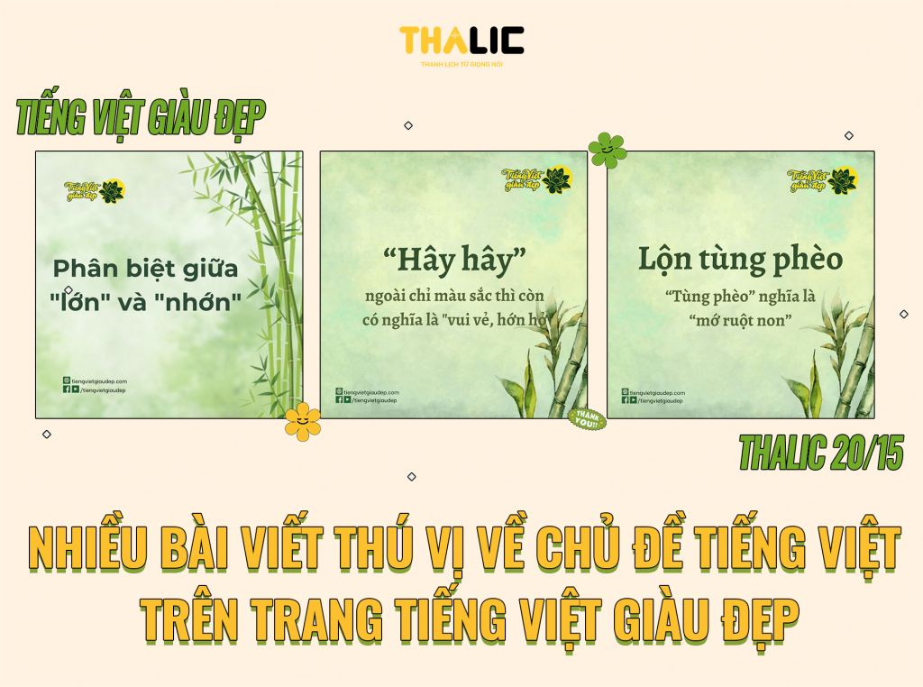 Bài viết trên tiếng việt giàu đẹp
