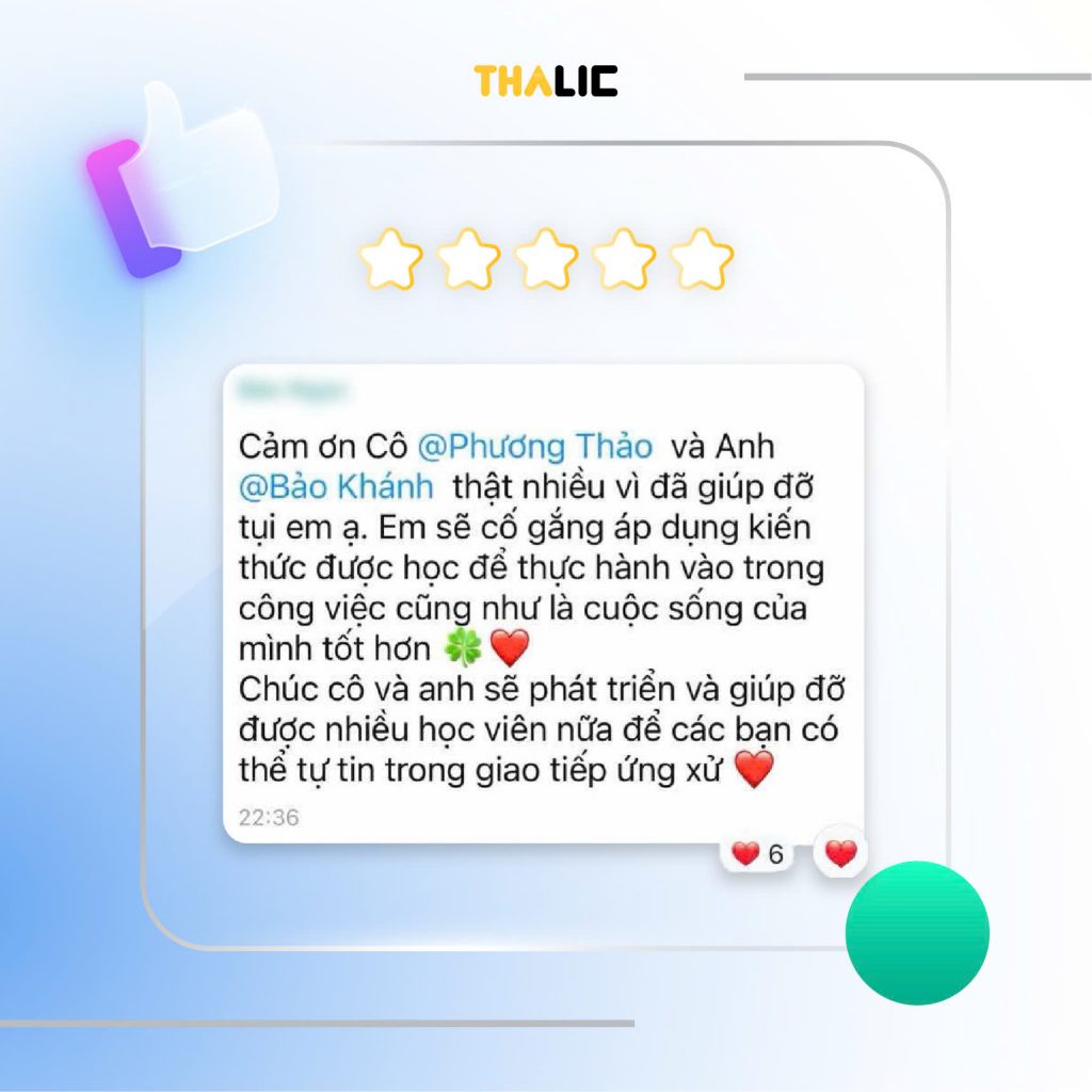 cảm nhận học viên